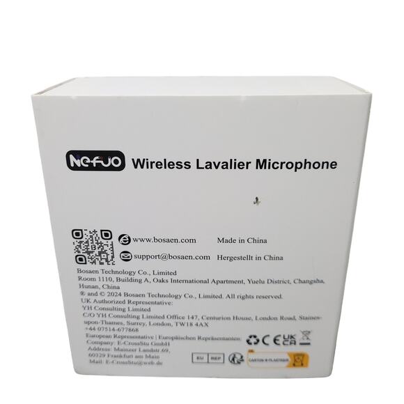 Professional Wireless Lavalier Microphones w/ Charging Case Missing Receiver - Picture 3 of 11